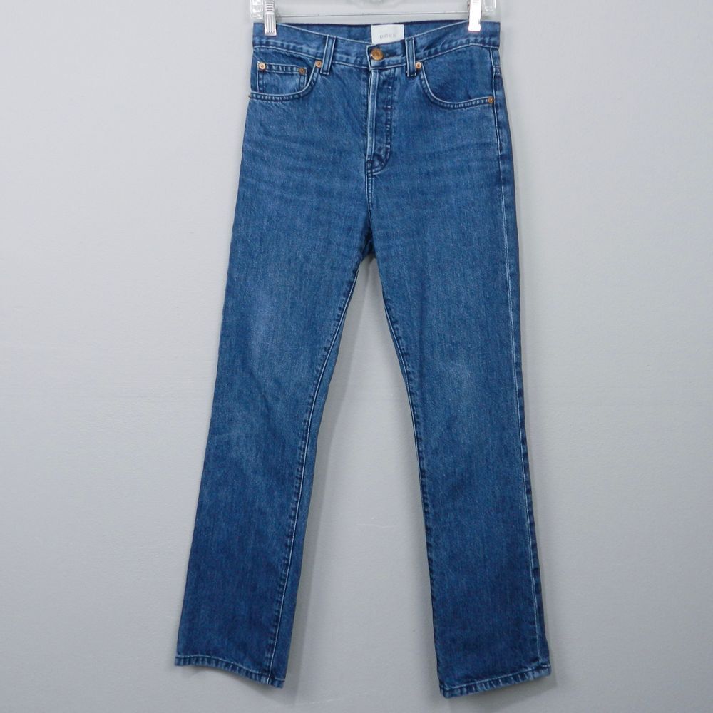 Doen Women's High Rise Blue Jeans